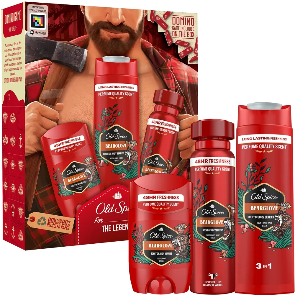 Old Spice Bearglove For The Legend Presentförpackning för män