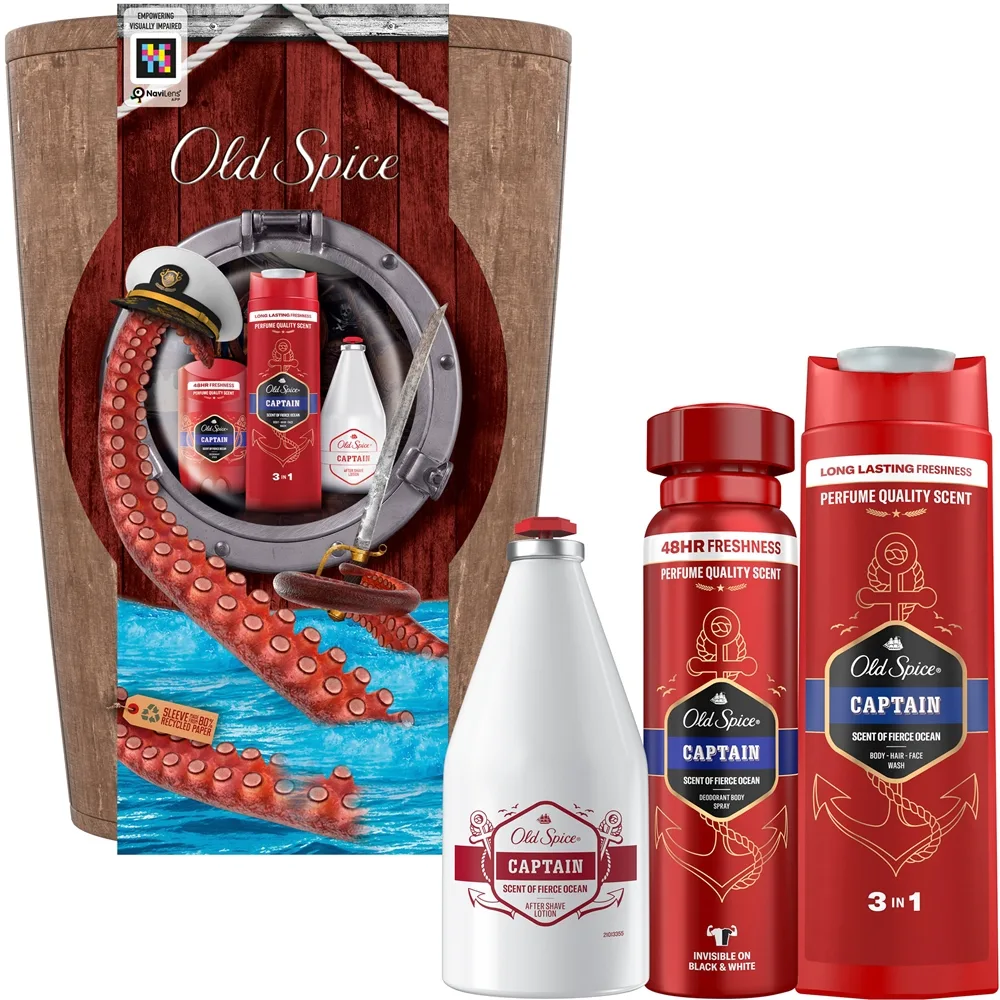 Old Spice Captain Barel lahjasetti miehille
