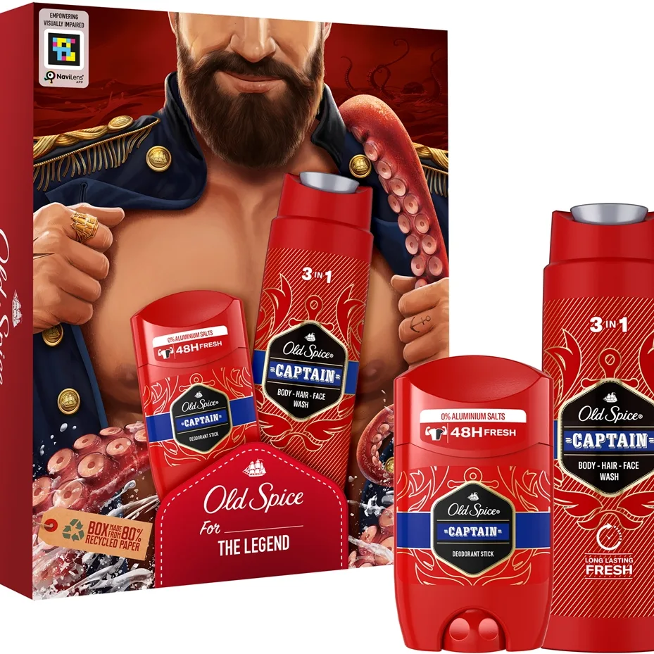 Old Spice Captain Dark Captain Presentförpackning för män