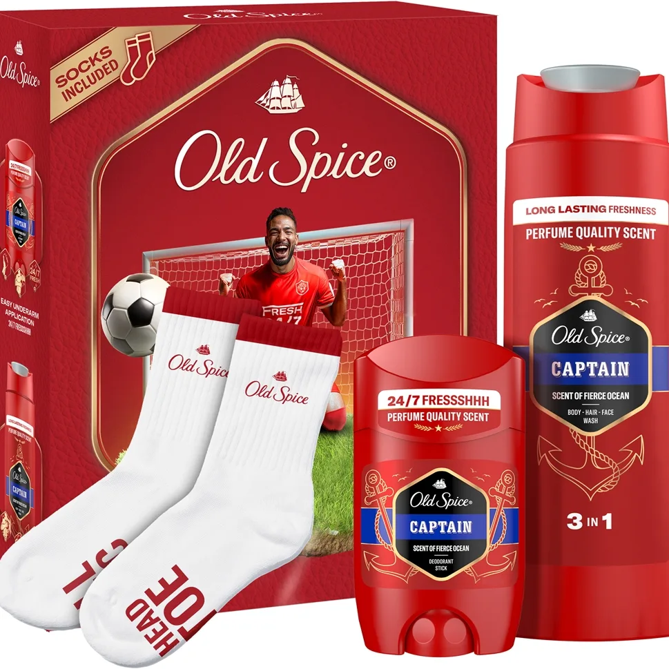 Old Spice Captain Footballer lahjasetti miehille