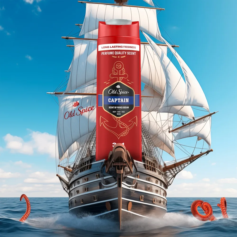 Old Spice Captain Kroppstvätt för män 400 ml