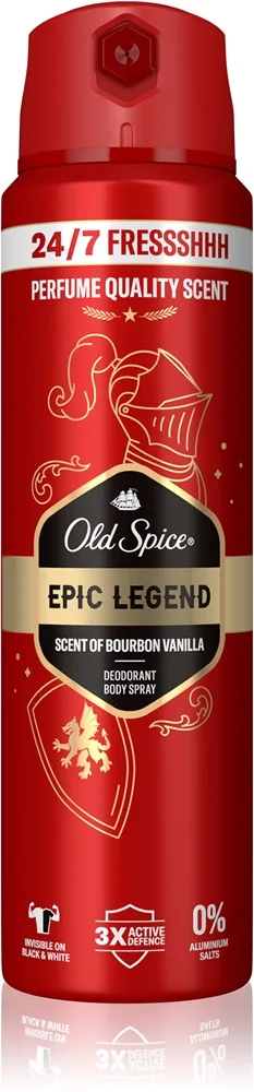 Old Spice Epic Legend Spray deodorant til mænd 150 ml