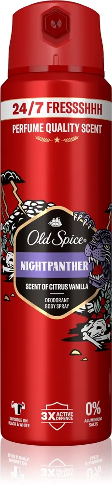 Old Spice Nightpanther Deodorant og kropsspray til mænd 150 ml
