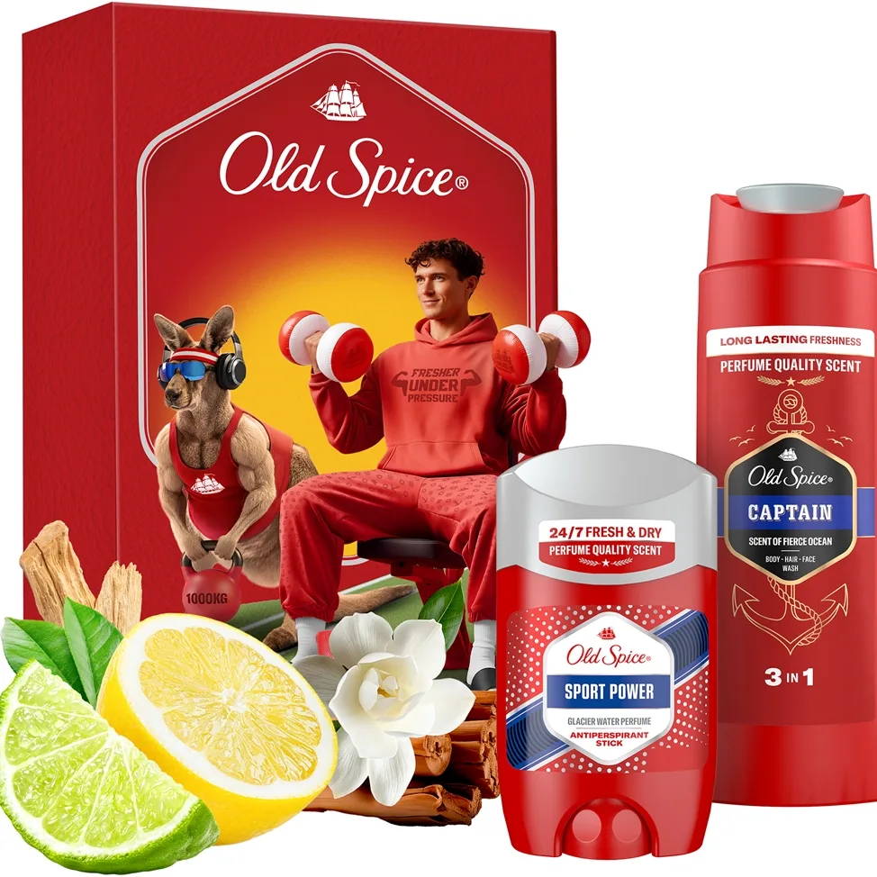 Old Spice Sport Power & Captain Gym Set Geschenkset