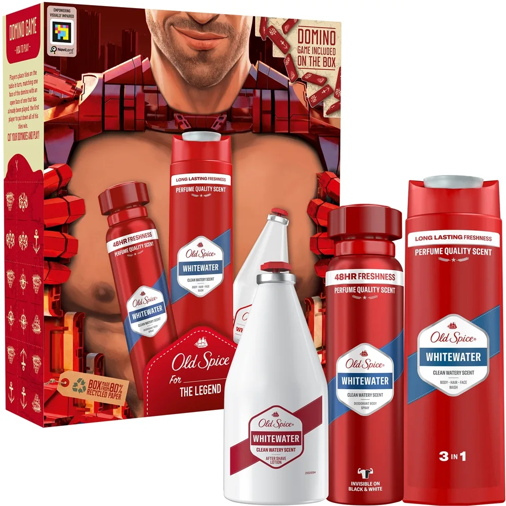 Old Spice Whitewater Ironman Presentförpackning för kropp och ansikte
