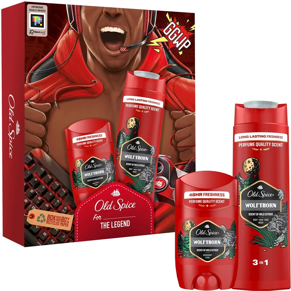 Old Spice Wolfthorn Wolf Gamer Presentförpackning för män