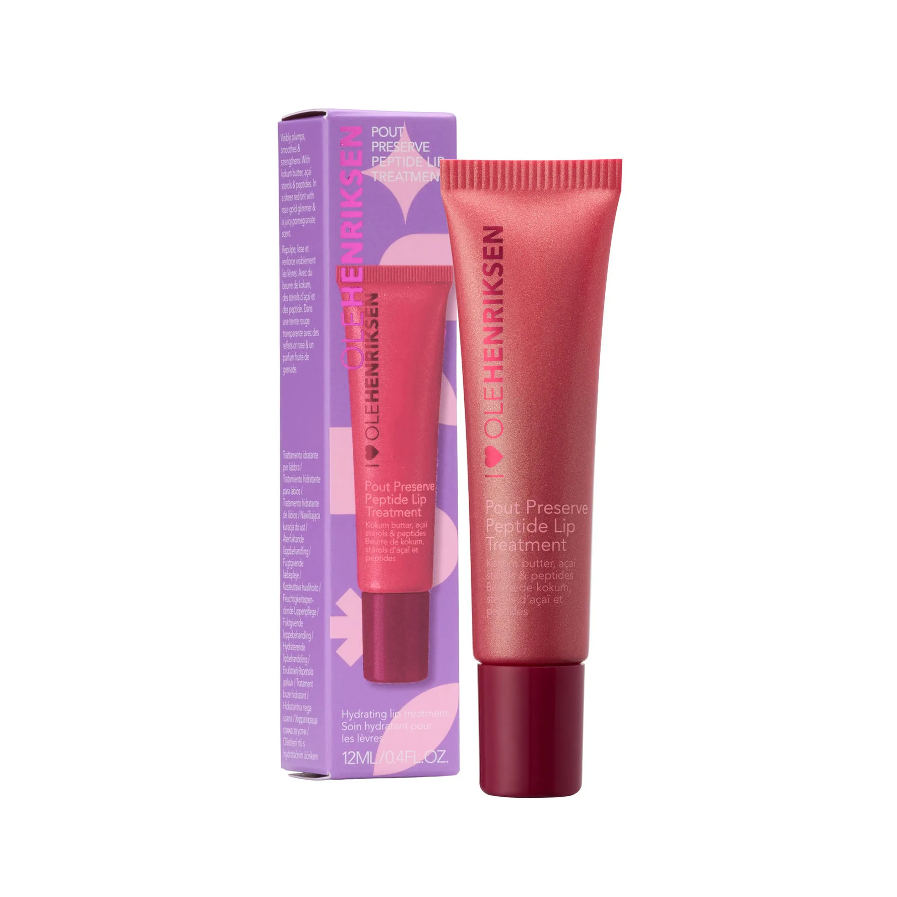 Ole Henriksen Pout Preserve Peptide Lip Treatment Glimmers Pomegranate Fizz
