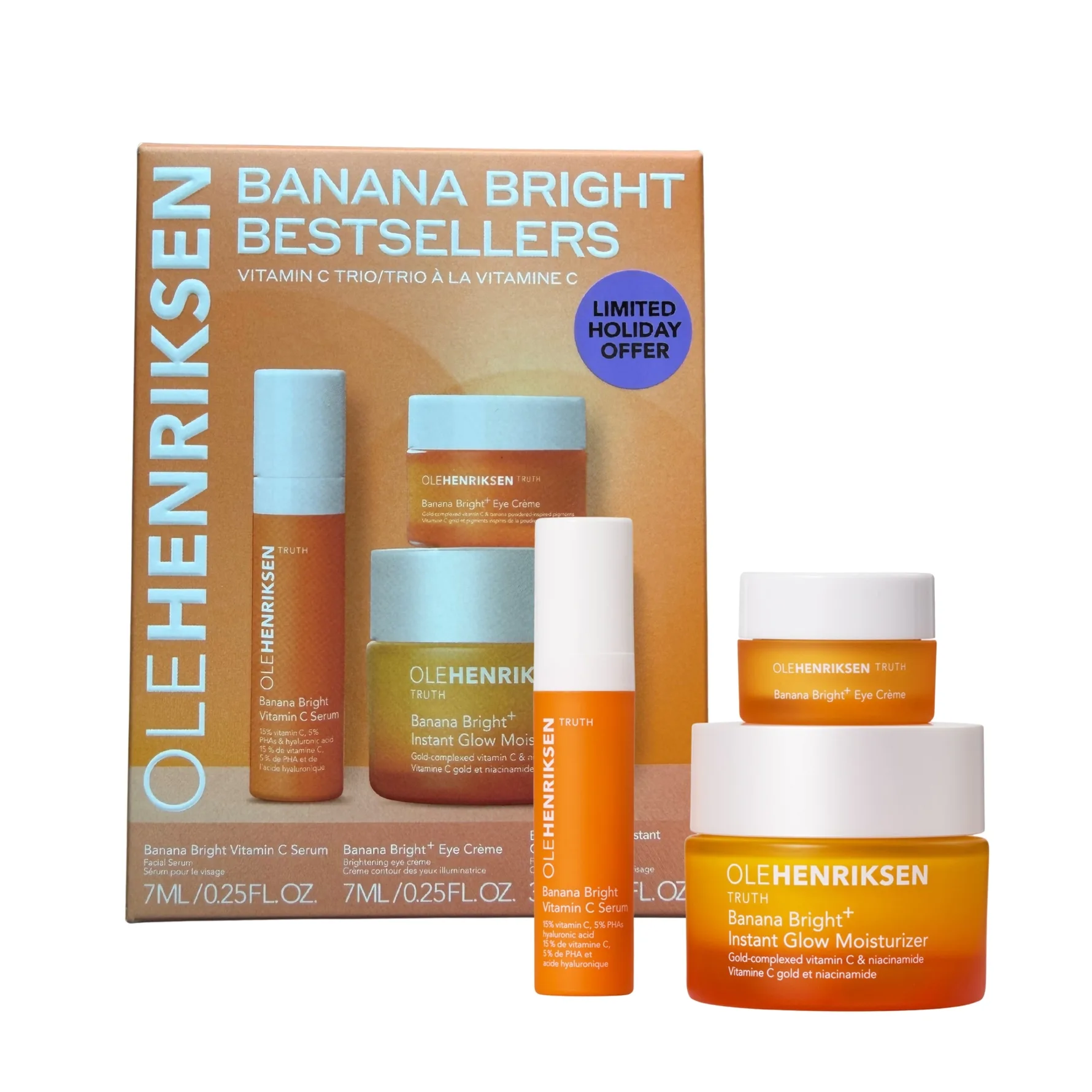 Ole Henriksen Sets Bb Vit.c Serum 7Ml/Bbm 35Ml/Bb Eye 7Ml 49 Ml - Nude - 49 ML