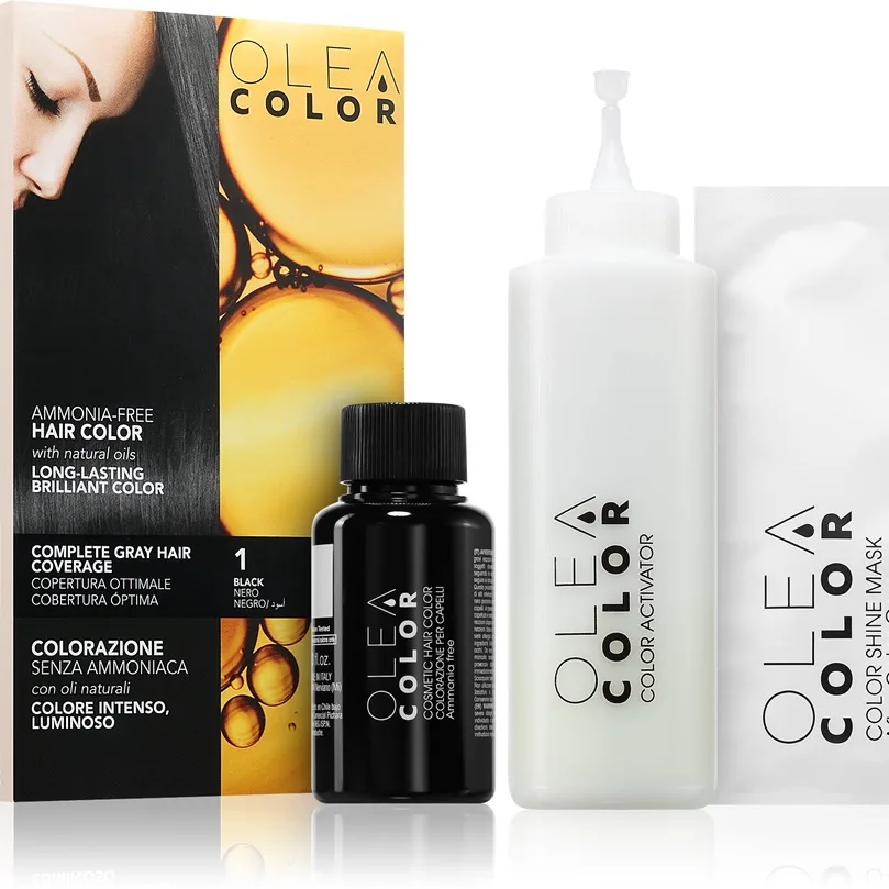 Oleacolor Permanent hårfärgningsmedel Skugga 8 Light Blonde 1 st.