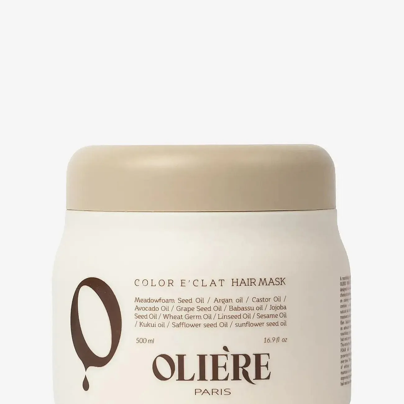 Oliére Color E'clat Hair Mask 500Ml - Nude - 500 ML