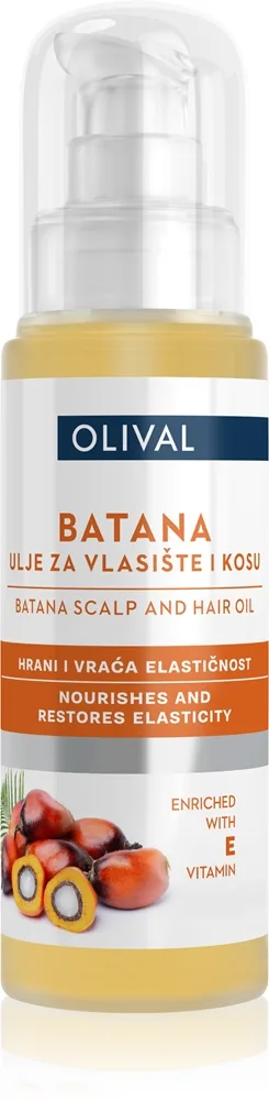 Olival Batana ravitseva öljy hiuksiin ja päänahkaan 60 ml