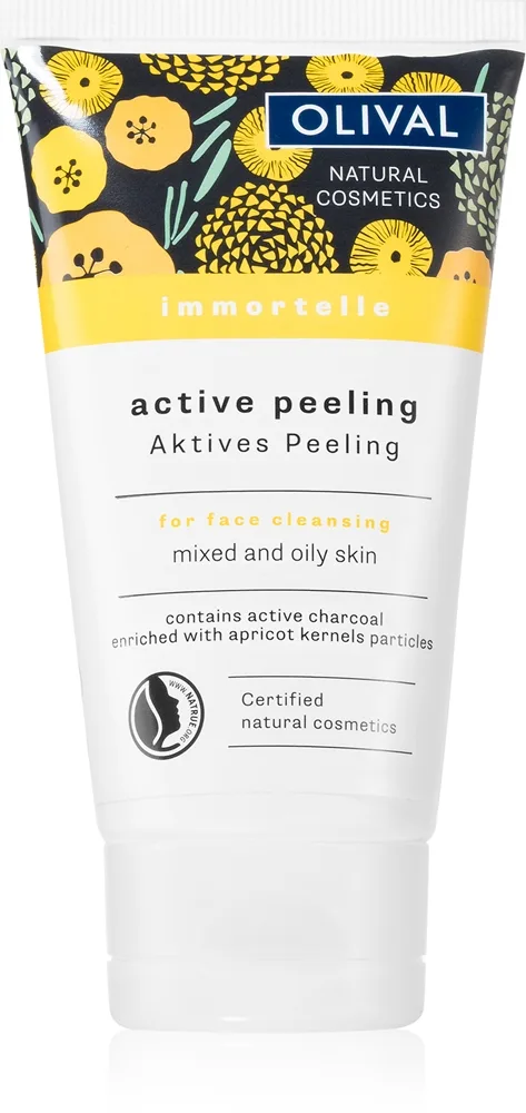 Olival Immortelle Active Peeling Eksfolierende ansigtsrens til fedtet og kombineret hud 75 ml