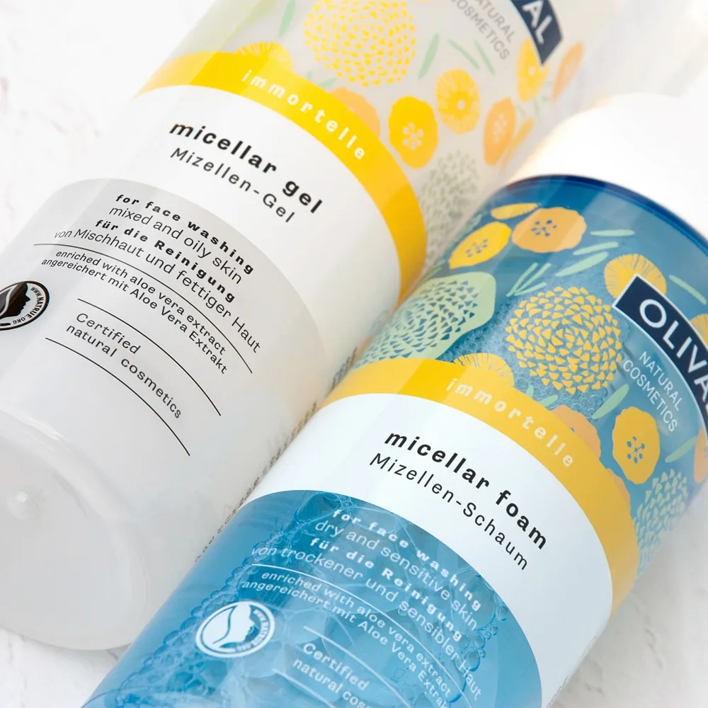 Olival Immortelle Micellar Gel Rengöringsgel För blandhud till fet hud 200 ml