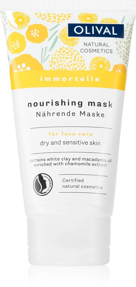 Olival Immortelle Nourishing Mask Nærende maske Til sensitiv og tør hud 75 ml