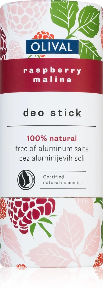Olival Natural Raspberry Aluminium-fri deodorant stick 40 g