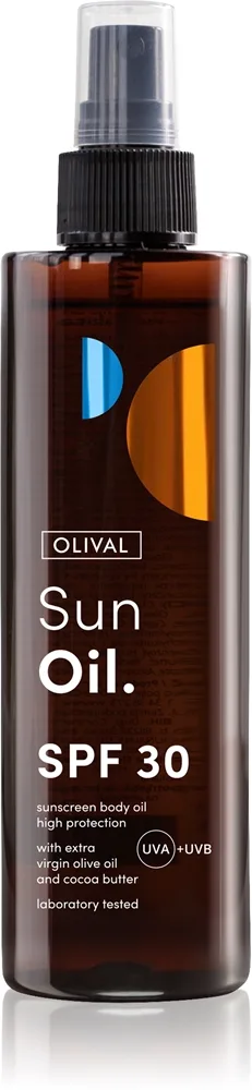 Olival Sun Oilé Sol-olja med vårdande effekt SPF 30 200 ml