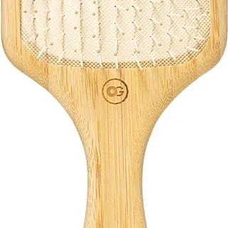 Olivia Garden Bamboo Touch Flat borste för hår och hårbotten Nylon L 1 st.