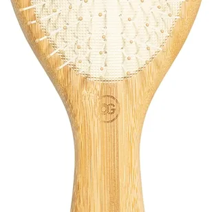 Olivia Garden Bamboo Touch Flat borste för hår och hårbotten Nylon M 1 st.