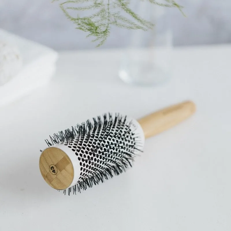 Olivia Garden Bamboo Touch Thermal pyöreä hiusharja läpimitta 43 mm