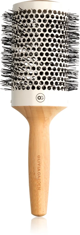 Olivia Garden Bamboo Touch Thermal pyöreä hiusharja läpimitta 63 mm 1 kpl