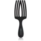 Olivia Garden Club The Nomad Detangling&Shine Fingerbrush Flat borste för hår Black 1 st.