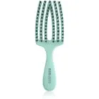 Olivia Garden Club The Nomad Detangling&Shine Fingerbrush Flat borste för hår Mint 1 st.