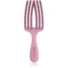 Olivia Garden Club The Nomad Detangling&Shine Fingerbrush Flat borste för hår Pink 1 st.