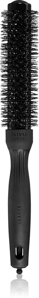 Olivia Garden Expert Blowout Speed Black Label pyöreä hiusharja nopeampaan föönaukseen ø 25 mm 1 kpl