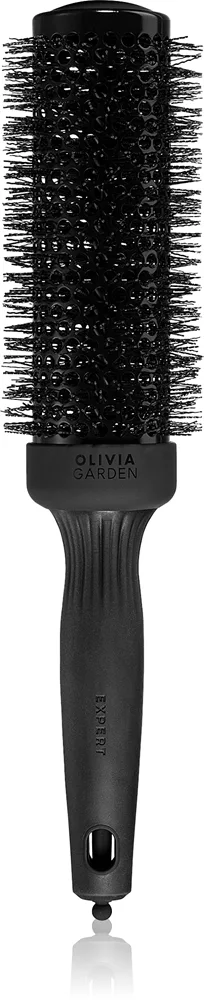 Olivia Garden Expert Blowout Speed Black Label pyöreä hiusharja nopeampaan föönaukseen ø 45 mm 1 kpl