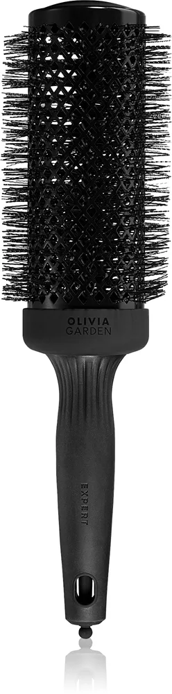Olivia Garden Expert Blowout Speed Black Label pyöreä hiusharja nopeampaan föönaukseen ø 55 mm 1 kpl