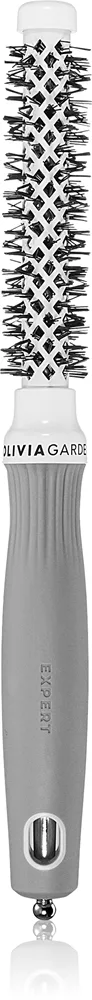 Olivia Garden Expert Shine Wavy Bristles White&Grey Hårbørste průměr 15 mm 1 stk.