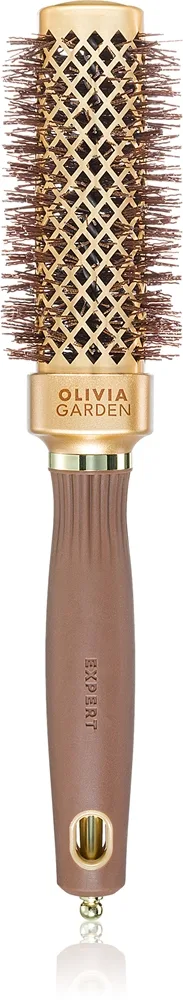 Olivia Garden Expert Straight Wavy den rigtige børste til føntørring 30 mm 1 stk.