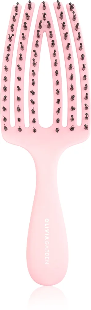 Olivia Garden Fingerbrush Kids Pink hiusharja lapsille 1 kpl