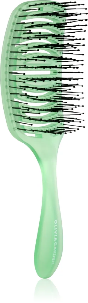 Olivia Garden iDetangle Pride litteä harja Blue 1 kpl