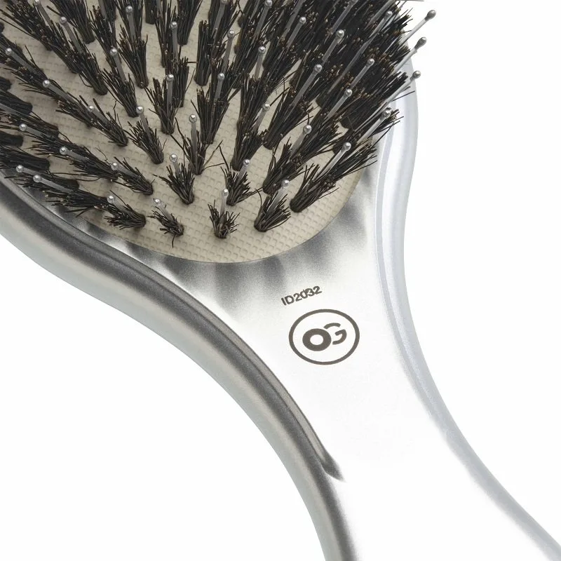 Olivia Garden® - Oval Supreme Ceramic + ion Large - Silver