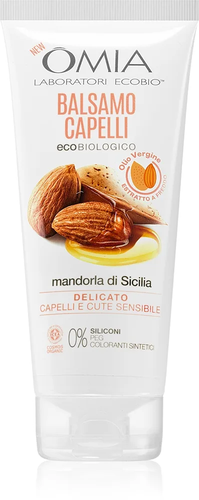 Omia Laboratories Mandorla di Sicilia Balsam för svagt och skadat hår Med mandelolja 180 ml