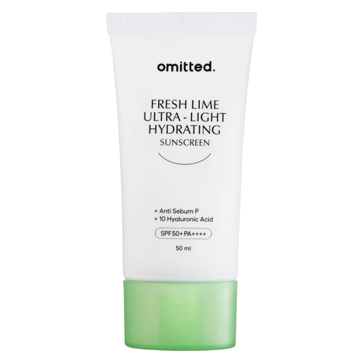 Omitted Fresh Lime Ultra-Light Hydrating Sunscreen 50ml