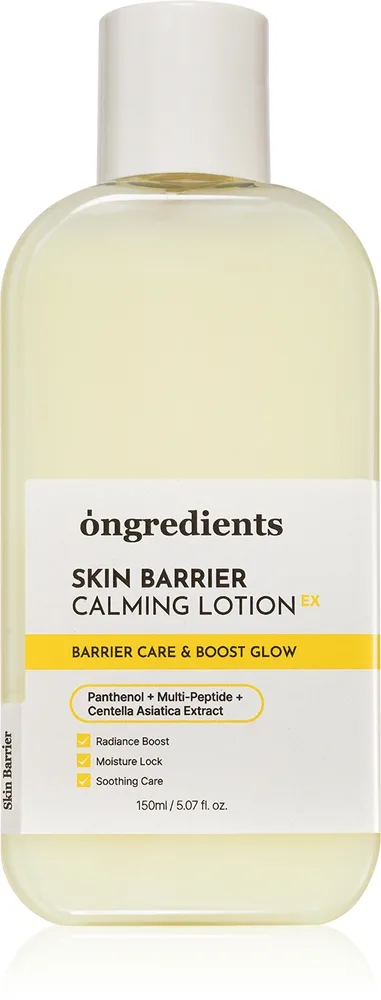Ongredients Skin Barrier Calming Lotion EX Fuktgivande lotion för att stärka hudbarriären 150 ml