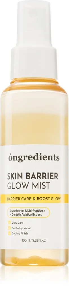 Ongredients Skin Barrier Glow Mist tonisoiva kasvosuihke ihon suojakerroksen vahvistamiseen 100 ml