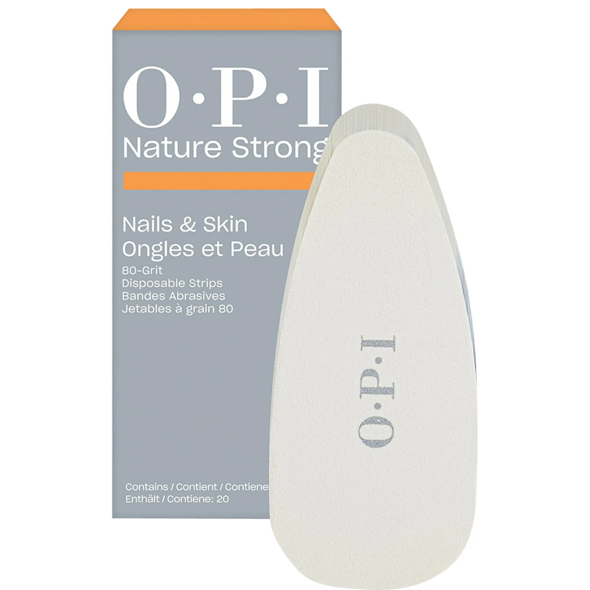 OPI ProSpa Disposable Grit Strips 80 Grit Nagelfil