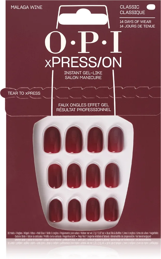 OPI xPRESS/ON Malaga Wine Kunstige negle