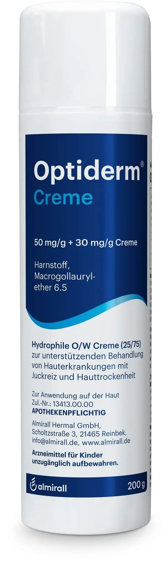 Optiderm 200 G Creme im Spender - Bei trockener Haut