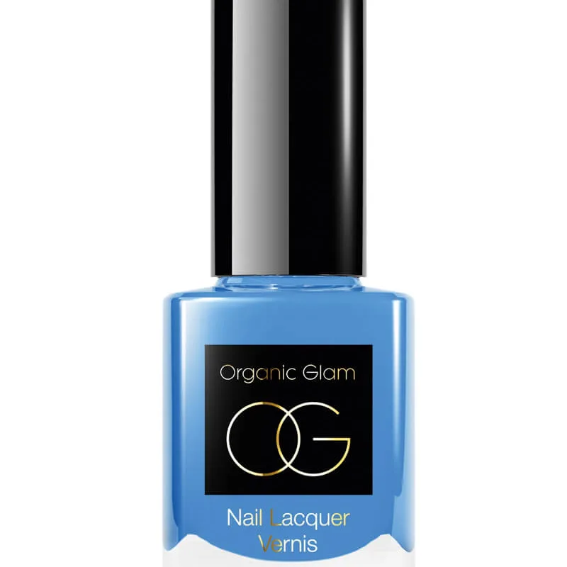 Organic Glam Pale Blue Nail Polish (U) 11 ml