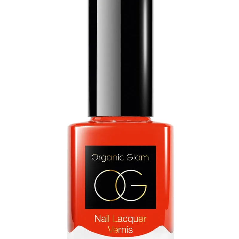 Organic Glam Tangerine Nail Polish (U) 11 ml