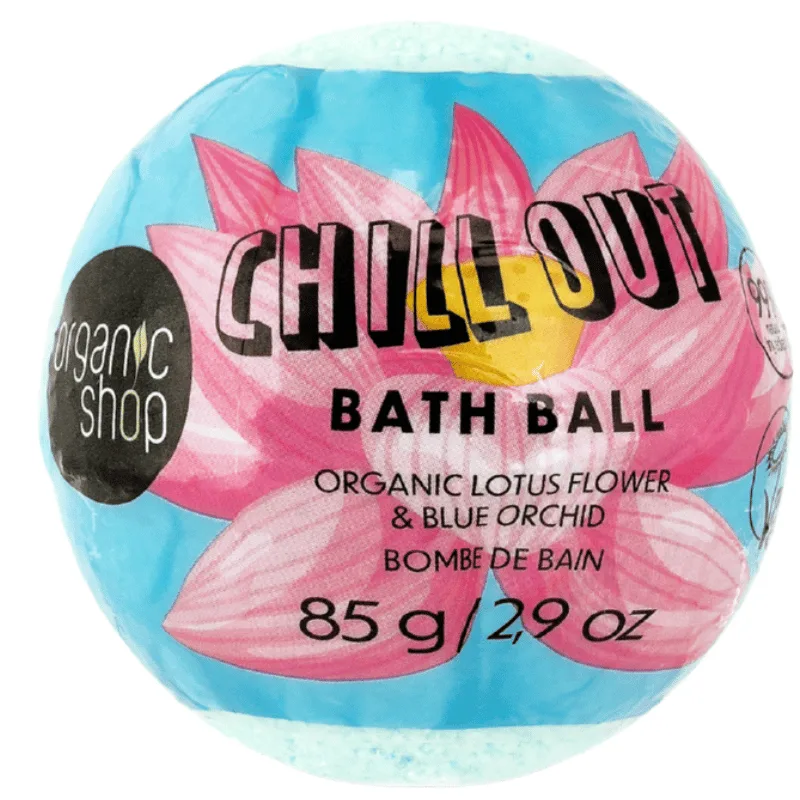 Organic Shop Chill Out Lotus Flower & Blue Orchid Bath Bomb (85 g)
