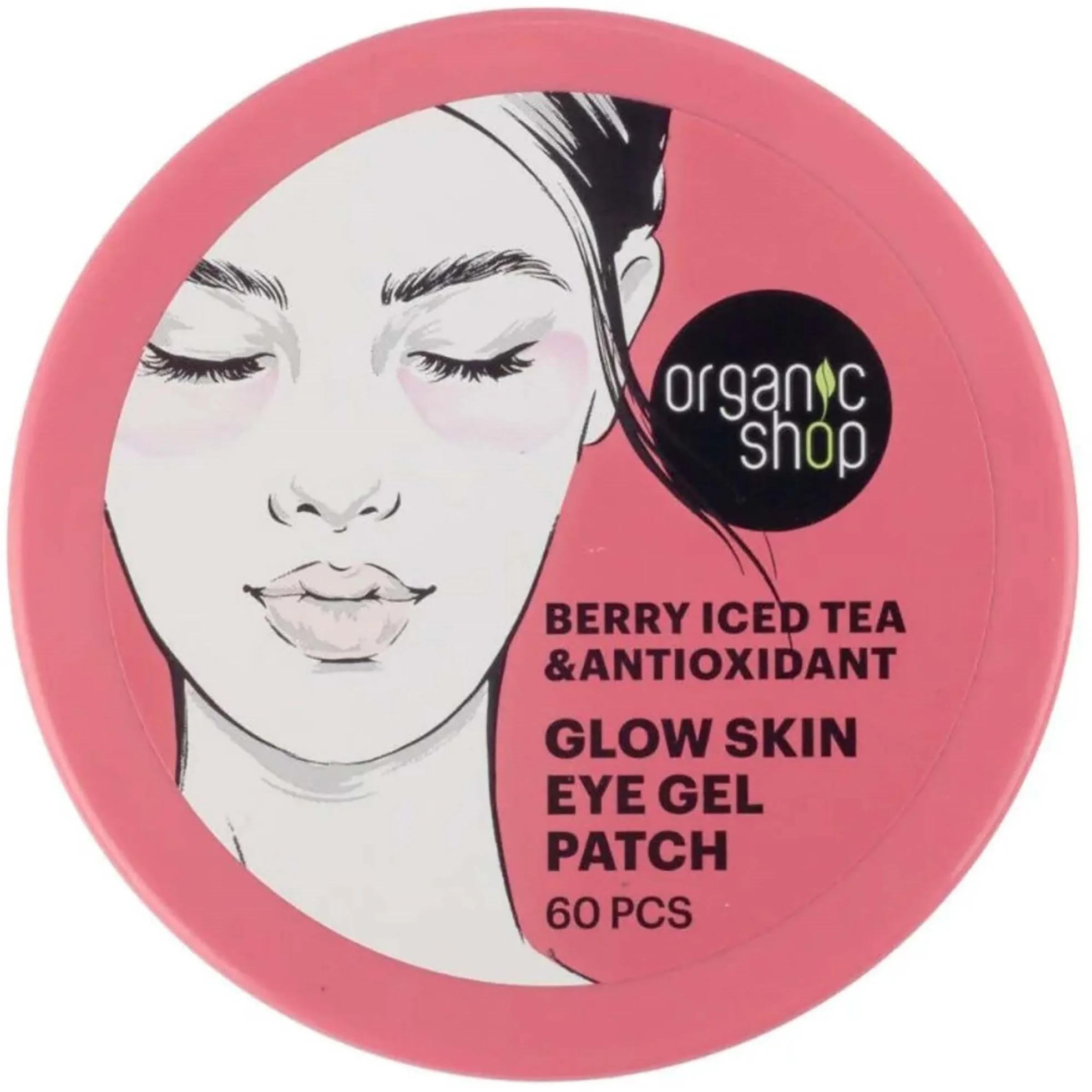Organic Shop Glow Skin Eye Gel Patch 60 pcs