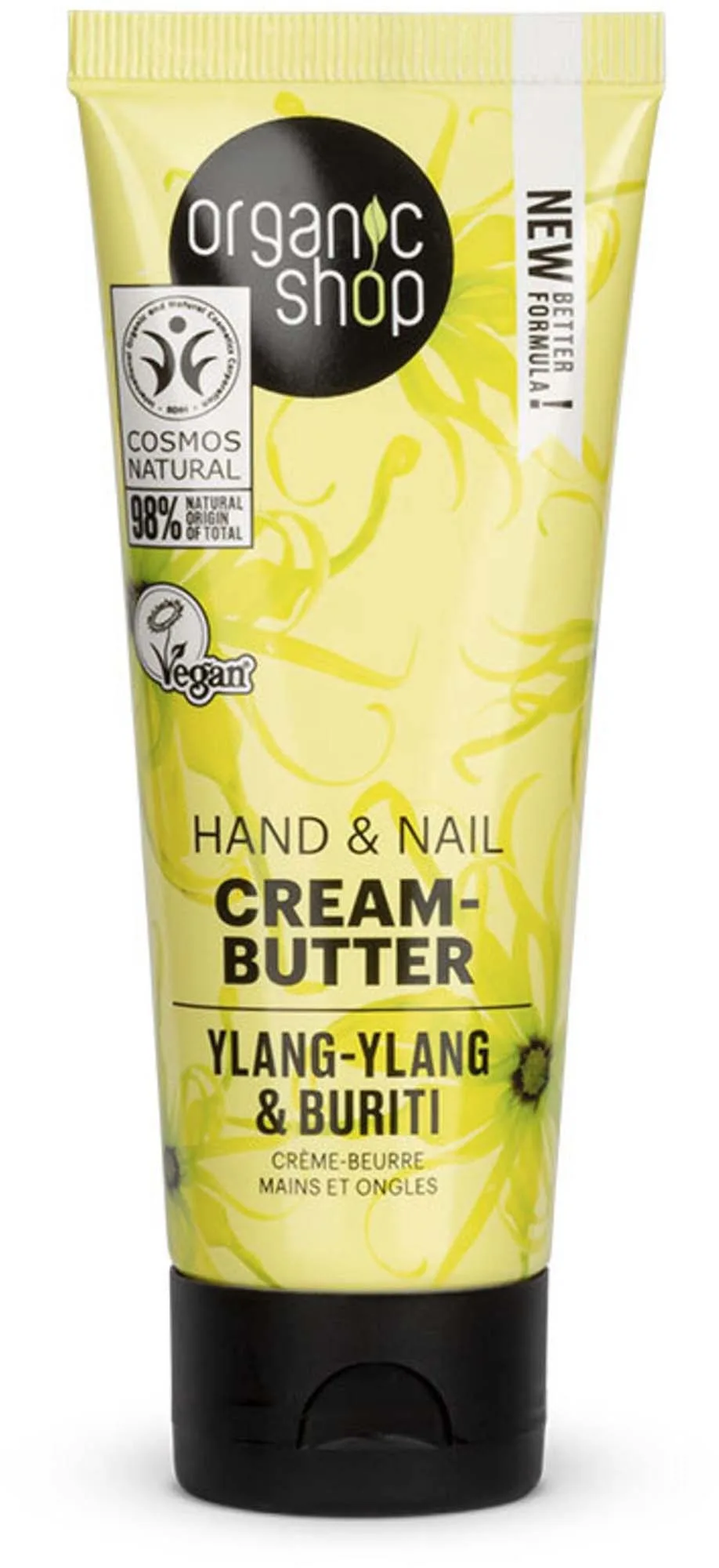 Organic Shop Hand & Nail Cream-Butter Ylang-Ylang & Buriti 75 ml