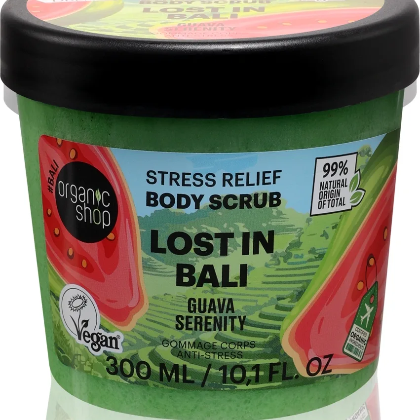 Organic Shop Lost In Bali Fuktgivande kroppsskrubb 300 ml