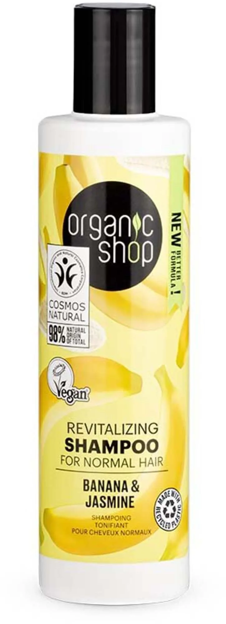 Organic Shop Refilling Shampoo Banana & Jasmine 280 ml