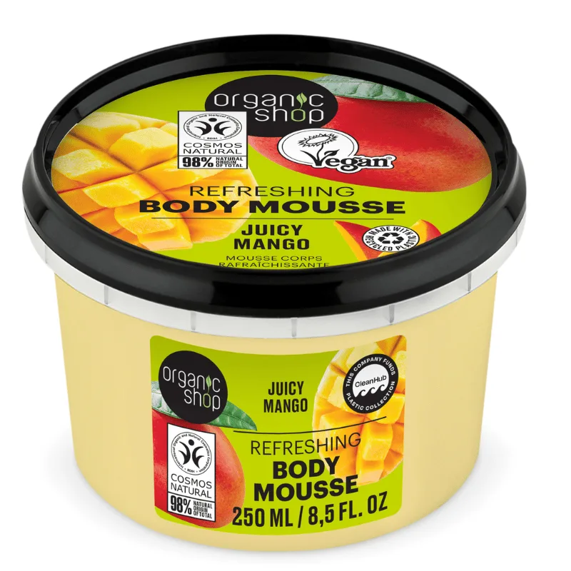 Organic Shop Refreshing Body Mousse Juicy Mango (250 ml)